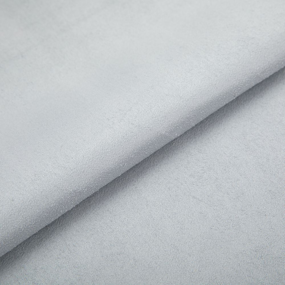 Замша искусственная отрез 35х50 см, 175±5 г/м², 14-4202 silver (св.серый), Peppy Woven Suede