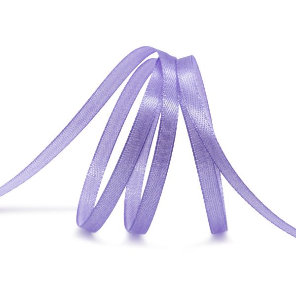 Лента атласная 1-сторонняя 6.0 мм / 22.86±1 метров, 166 т. сиреневый, Globus