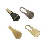 Крючки пришивные декоративные 12.3х47.6 мм, тертая бронза, 10 шт