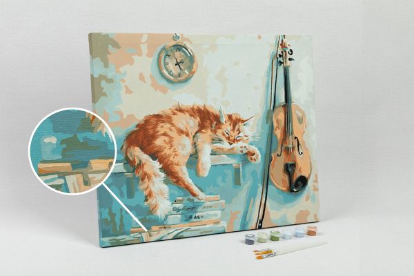 Картина по номерам Фрея, Без пяти минут два, 40х50 см