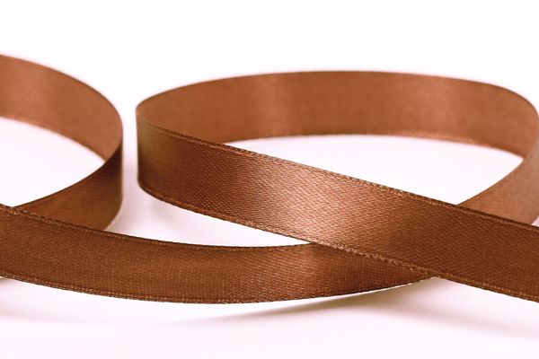 Лента атласная 2-сторонняя 12.0 мм / 33±2 метра, №098 т-коричневый, Gamma AL-12D