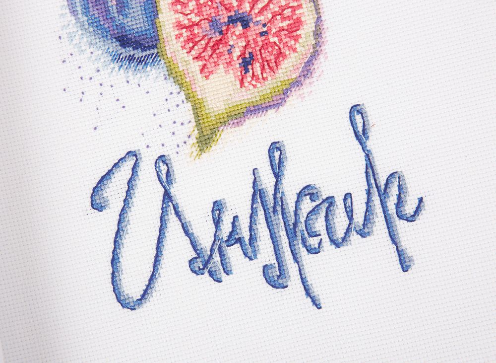 Набор для вышивания нитками Panna, Инжир 16х22,5 см