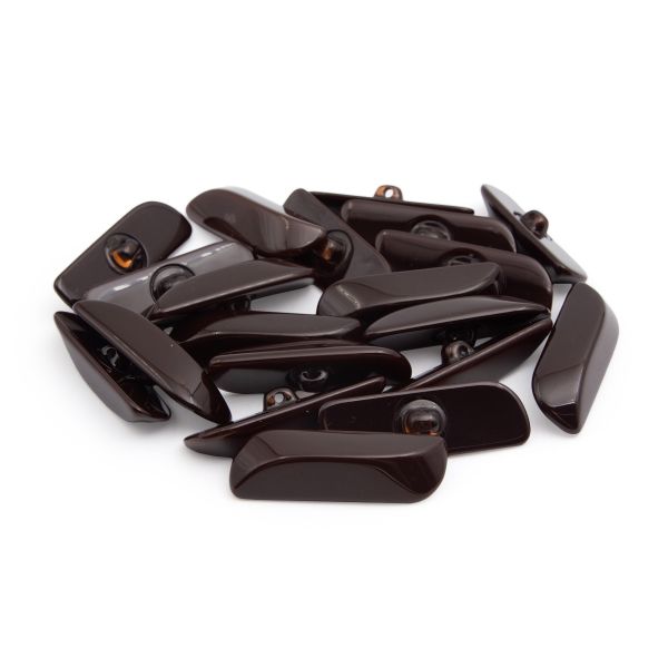 Пуговицы на ножке (3.01-582-44) (т.коричневый), 20 шт