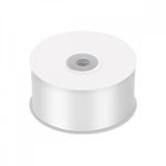 Лента репсовая (в рубчик) 50.0 мм, цв. 029 белый For Hobby, уп. 22.86м (±1м)