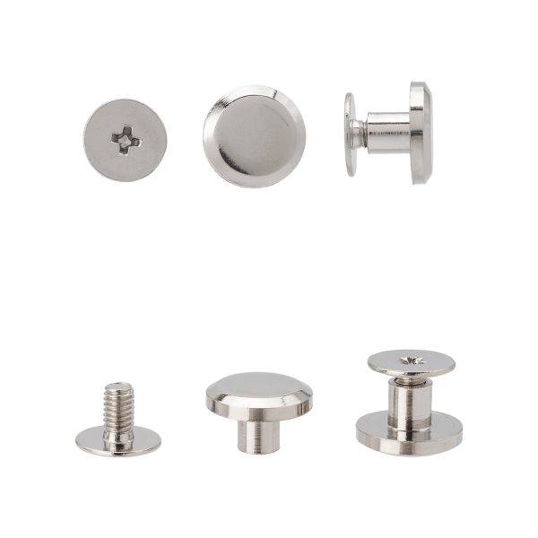 Винт кобурный металл 9.5х4х8х4 мм, 10 шт, никель, ZMP010