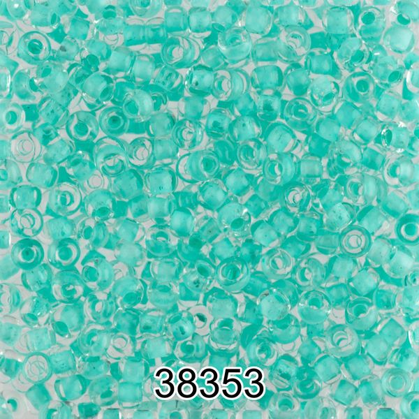 Бисер Preciosa 10/0 (2.3 мм), 500 г, 38353 (Ф611) св.зеленый