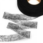 Паутинка клеевая 25 мм / 10 рол. по 100 м, черный 23 г/м², Ideal