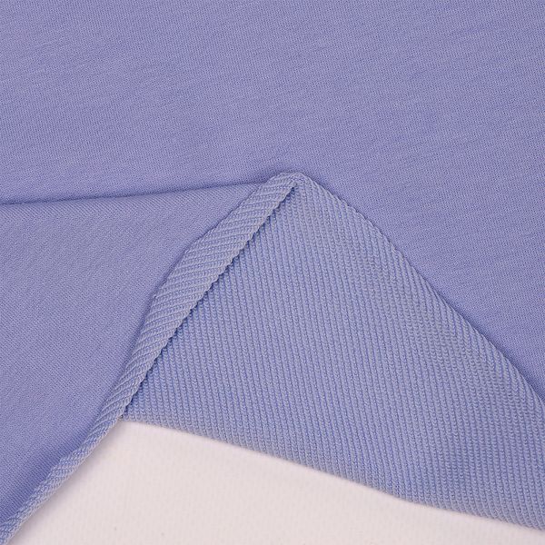 Футер 2-нитка петля поликоттон стрейч 220 г/м², 160 см / 3 метра, ФУТ2Х.TBY.ХЛ-ПЭ.S268.3, цв.S268 лавандовый