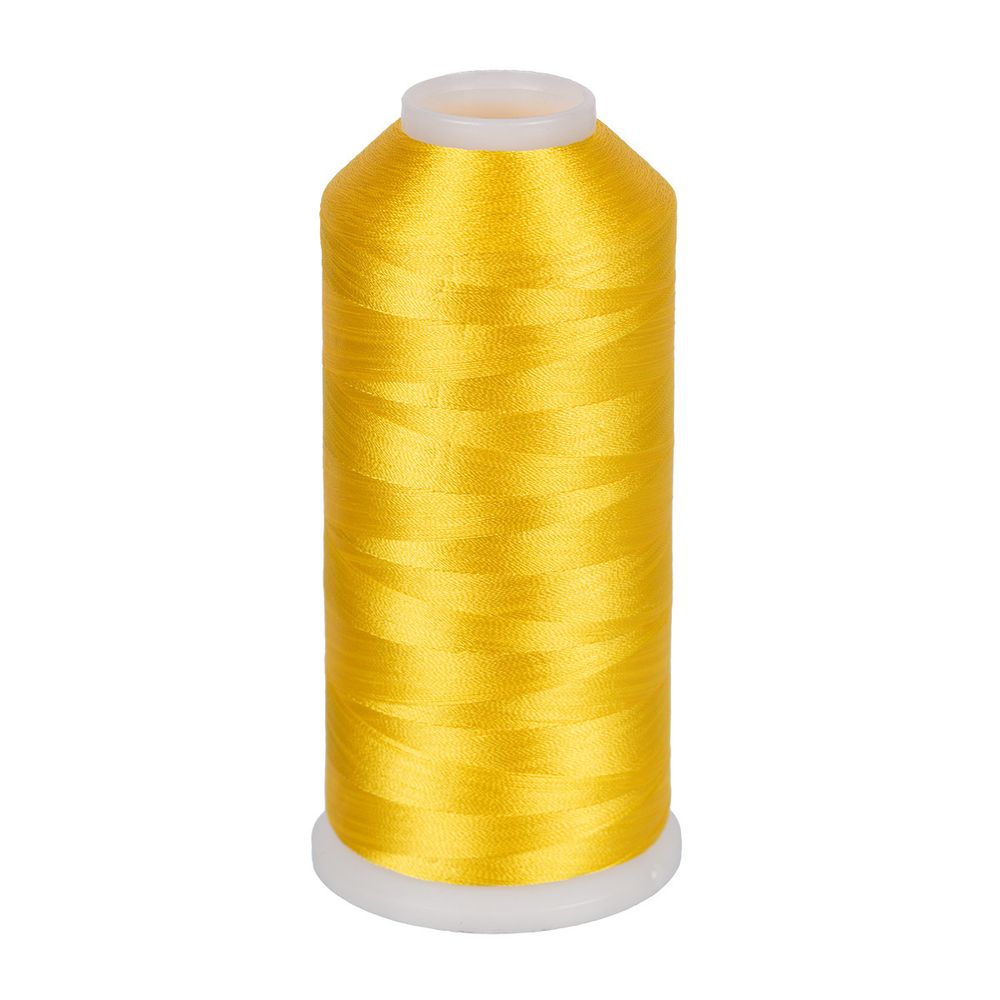 Нитки вышивальные Gamma V120/2, 5000 ярдов, 4570 м, 3137 желтый