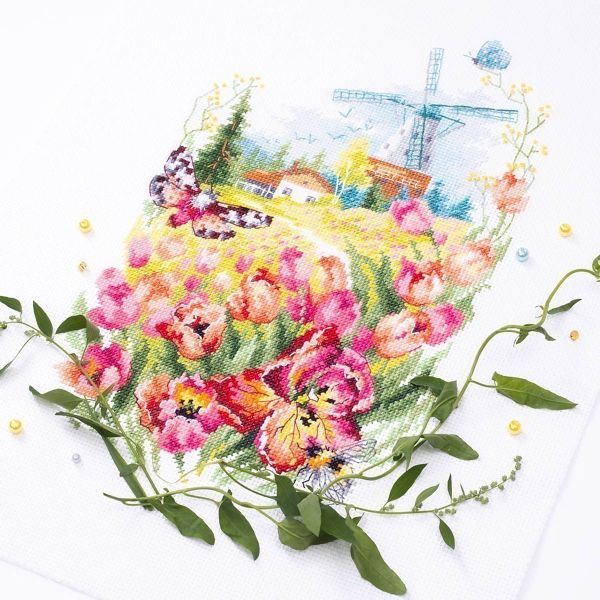 Набор для вышивания нитками Чудесная игла, Загадаю счастье! 18х29 см, 625200