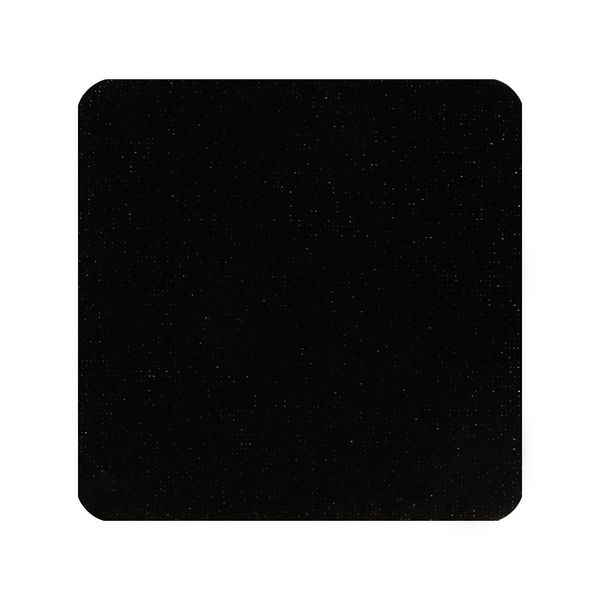 Термоаппликация, квадрат №2 8х8 см, 2 шт, 2-02-06 бархат черный, Blitz