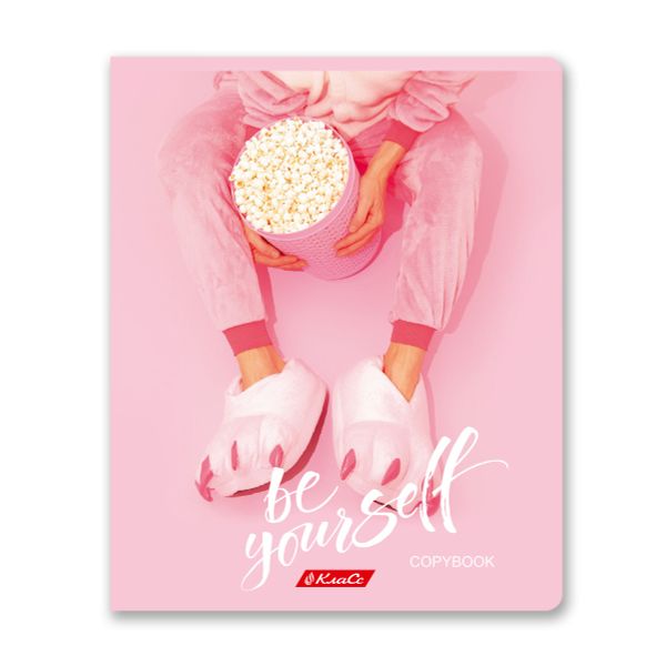 Тетрадь ученическая общая, A5+ 48 л. на скобе 65 г/м², белизна 100%, 10 шт, линия в термоусадочной пленке, 000757 Мир в розовом цвете, Светоч 48ТЕТл-001