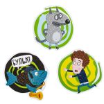 Кристальная (алмазная) мозаика Фрея CMF-ALVN-310, наклейки, Петя и Волк, 10х11.5 см