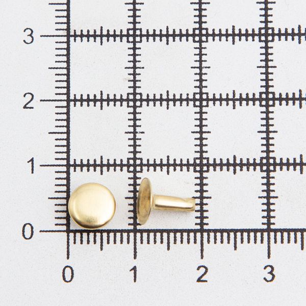 Хольнитены ⌀7 мм, h=7 мм, сталь, New Star №33, золото, уп≈2000 шт