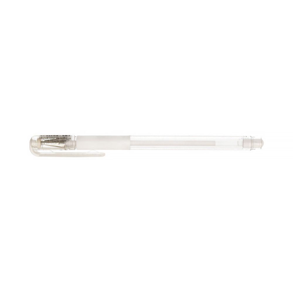Ручка гелевая Pentel Hybrid gel Grip 0.4 мм, K118-LW белый стержень