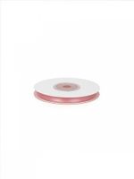 Лента атласная 1-сторонняя 6.0 мм / 22.5±1 метра, 3058 св.гр.розовый, Magic4Hobby