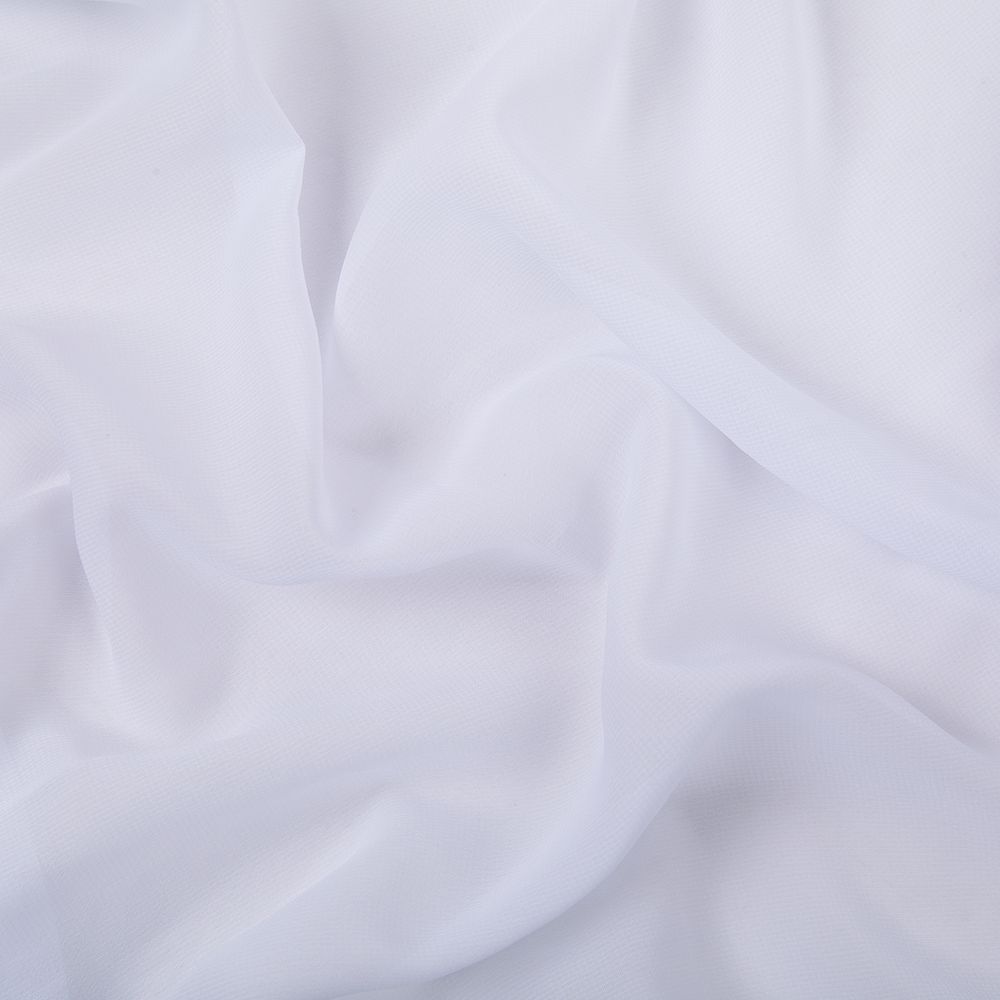 Ткань блузочная Poly Chiffon 84 г/м², 150х147 см, _ белый, Gamma PC-02