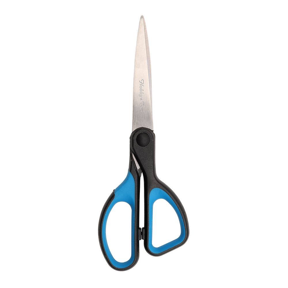 Ножницы канцелярские, 16 см/6,25, мягкие ручки SOFT, синий/черный, Hobby&amp;Pro, 590449