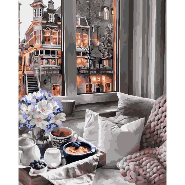 Картина по номерам Русская живопись, Европейский натюрморт 40х50см