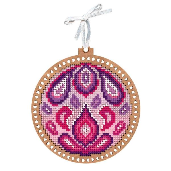 Набор для вышивания нитками МП Студия, Загадочные узоры, 11х12 см