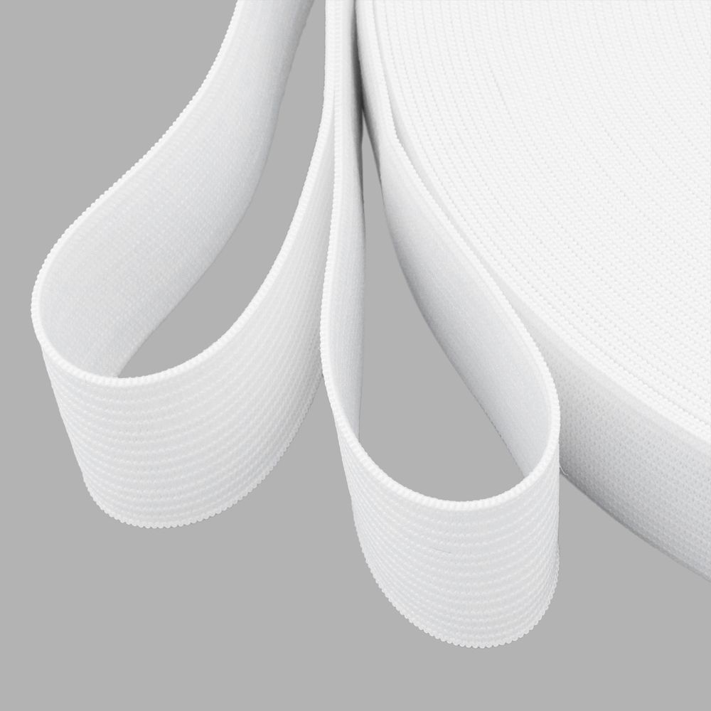 Резинка вязаная 25.0 мм / 25 метров, ТВ-25, белый
