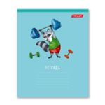 Тетрадь ученическая школьная A5+ 18 л. на скобе, 20 шт, клетка, 000367 Спортландия, Светоч 18ТСКд5_1_3_1