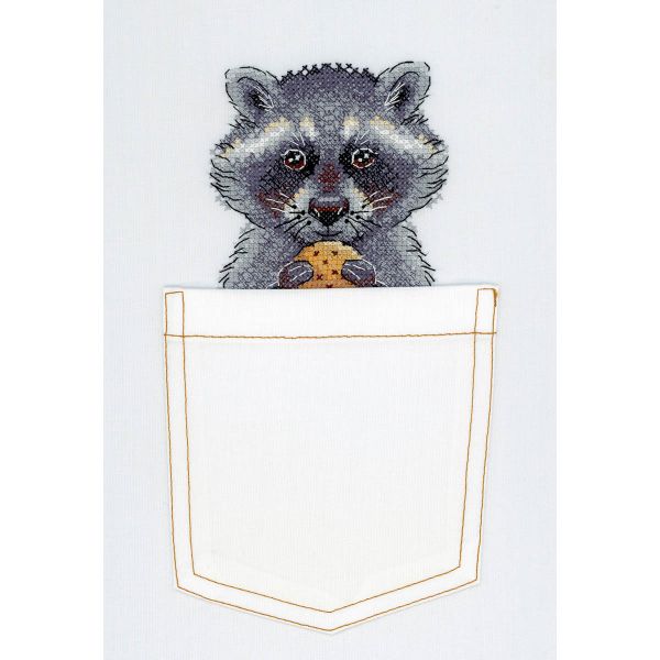 Набор для вышивания нитками МП Студия, Маленькое счастье 9х9см