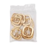 Пряжка ременная металл 25 мм, золото цв.02, 10 шт