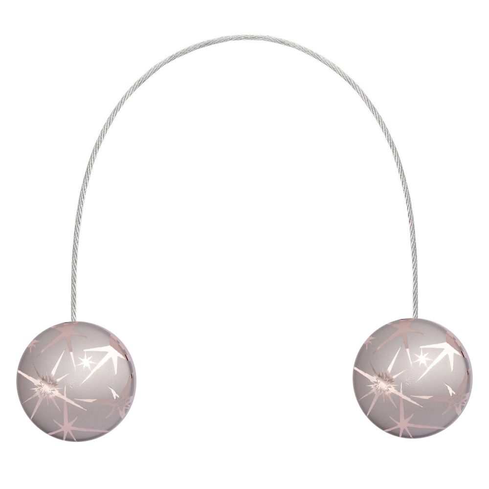 Клипсы для штор магнитные с тросом, 30см ⌀45, 5С