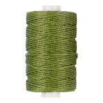 Нитки для кожи вощёные (полиэстер) 40 м, 011 зеленый, LC-006, Промысел