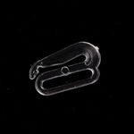 Крючки для бюстгальтера пластик 13.0 мм, 100 шт, прозрачный