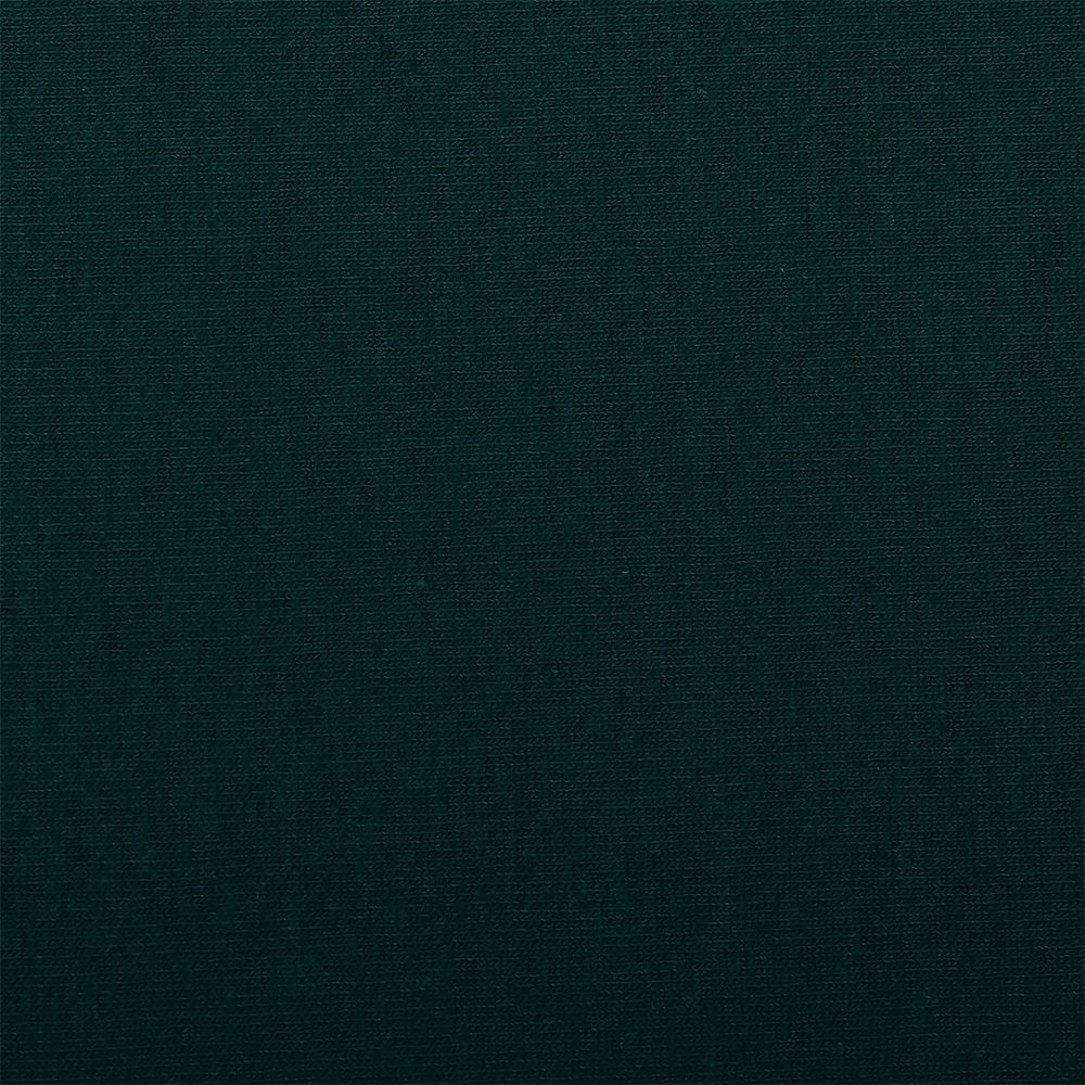 Футер 2-нитка петля гладкокрашеный, 230 г/м², 74% х/б, 21% п/э, 5% эласт, 180 см, цв. зеленый опал, 6м /TOS/