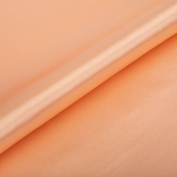 Ткань блузочная Poly satin 100 г/м², 100х145 см, 14 персиковый, Gamma PSS-001