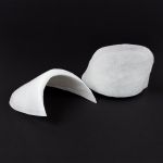 Плечевые накладки (подплечники) сложные 155х285х15 мм, 10 пар Россия, белые, И-8