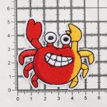Термоаппликация Веселый краб, 5.2х5.7cm, Hobby&Pro