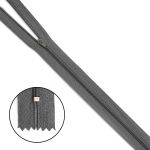 Молния спираль (витая) Т3 (3 мм) 1 зам., н/раз., 50 см, п/автомат, 275 серый, 10 шт