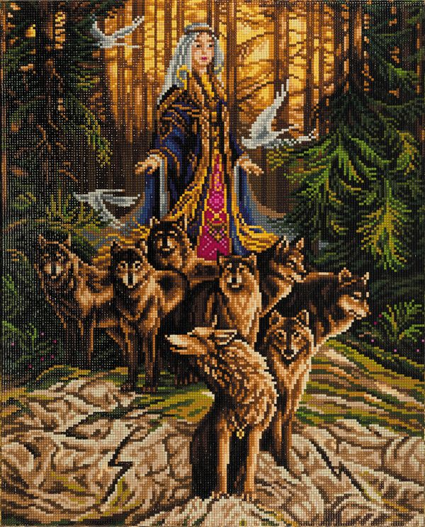 Алмазная (кристальная) мозаика Фрея, на подрамнике Новолетие, 40х50 см