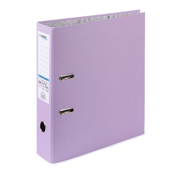 Регистратор Pastel 75 мм, 10 шт, Classic Lite A4 арочный механизм, лиловый EC1026217, Expert Complete