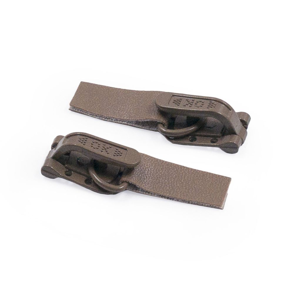 Крючок шубный PQ 45 мм, бежевый, PQ5205, 100 шт