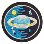 Термоаппликация "Планета среди звезд", 6.6х6.6см