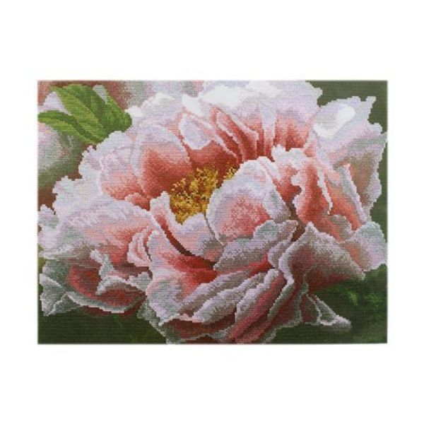 Набор для вышивания нитками РС Студия, Пион 40х30 см