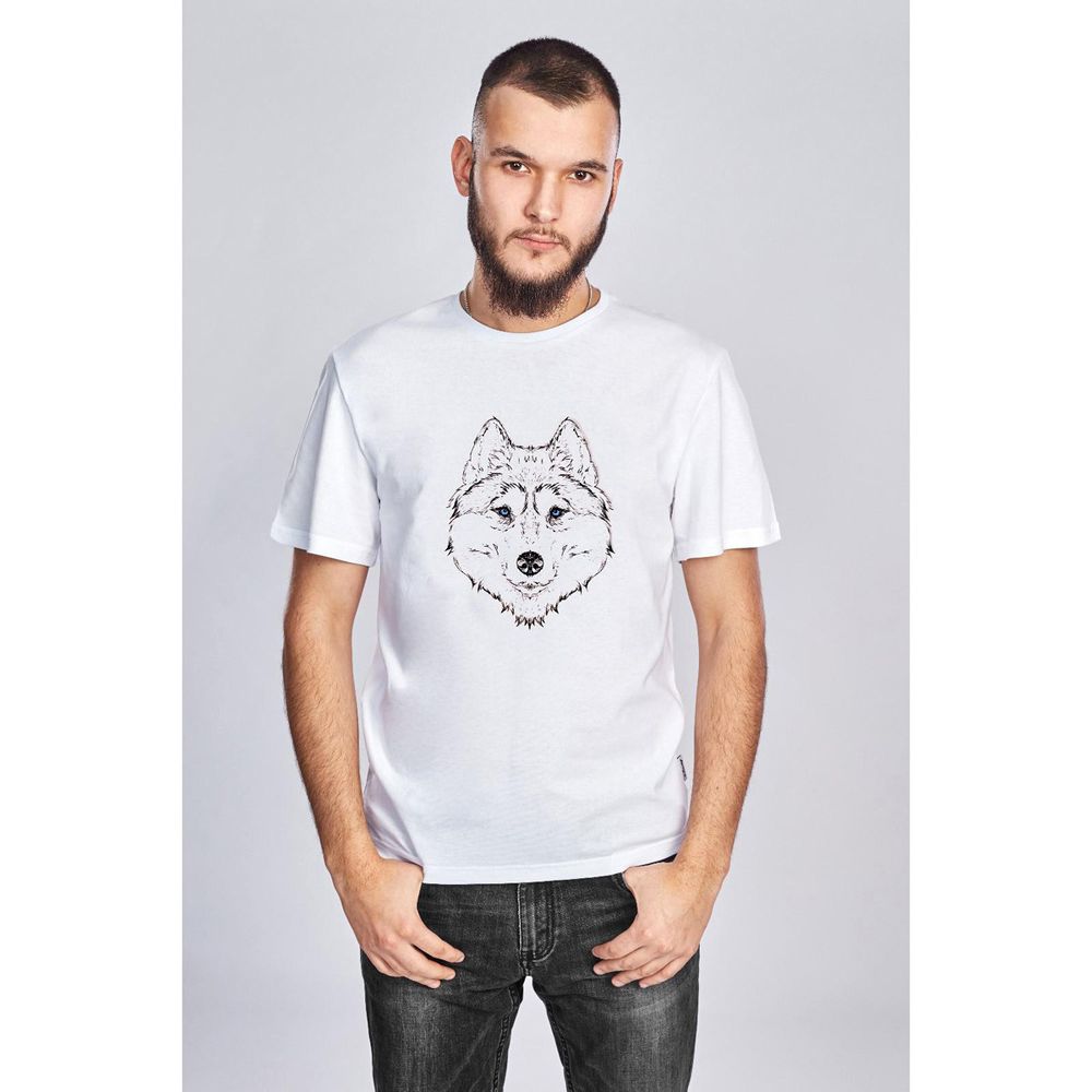 Термотрансфер волк ч/б 15,5х20см 5 шт, 5 шт