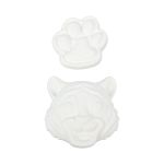 Заготовка из гипса 19х10х2 см, 2 шт, Тигр, Love2art ВА-12