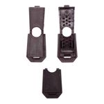 Наконечник для шнура пластик 13х9 мм, ПП, коричневый, 100 шт