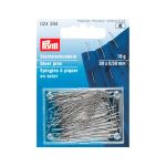 Булавки портновские, сталь 6 очень тонкие, для шелка и сатина серебристый цв. 0,50х30 мм, Prym