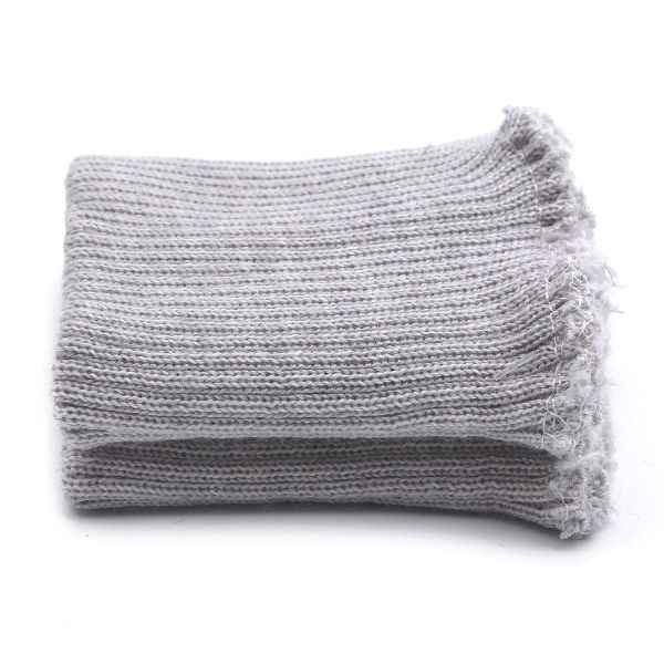 Манжеты трикотажные 8.5х9.5 см, 1 пара, плотные, 890 серебро