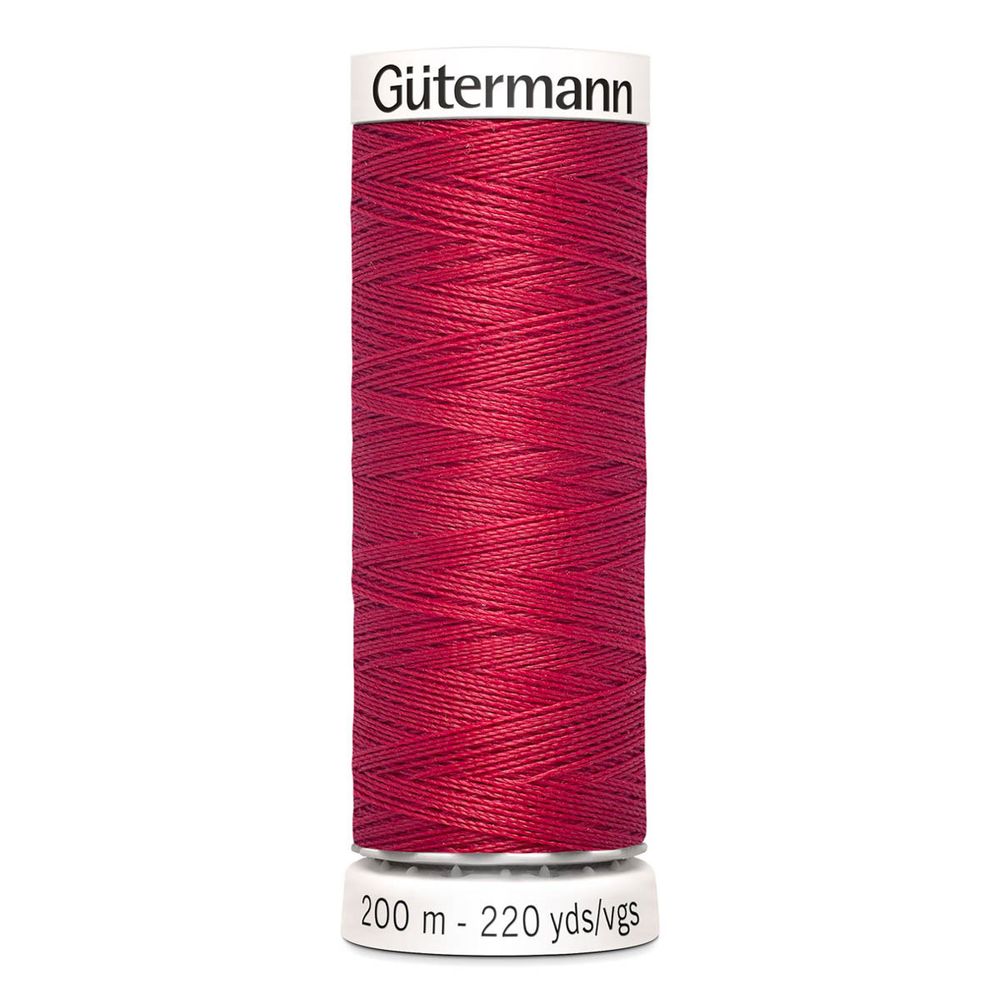 Нитки универсальные Gutermann Sew-all, 200м, 383 малиново-красный, 1 катушка
