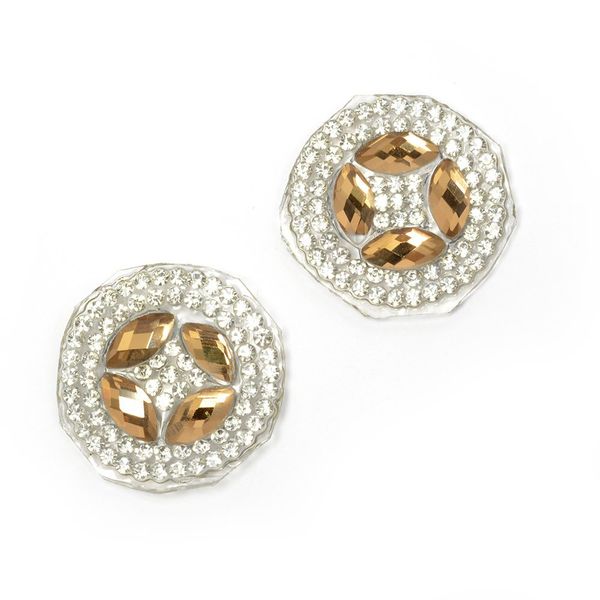 Термоаппликация со стразами TESORO CRYSTAL арт.TS.UH806.02 d25 мм, 2 шт