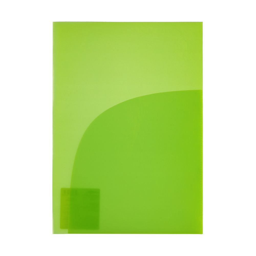 Папка-уголок (2 кармана) A4 180 мкм волокно, 20 шт, лайм EC210030221, Expert Complete