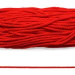 Шнур полипропилен круглый вязаный ⌀6.0 мм / 100 метров, 6-18 красный
